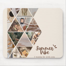 Sommar Vibe, jag vill vara med dig, Beige Färg Musmatta