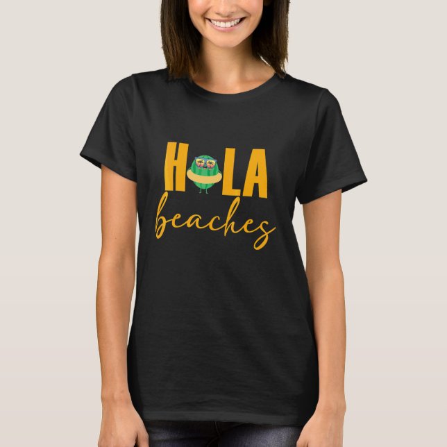 Sommar Vibes Hola Stränder Vattenmelon Frukt Melon T Shirt (Framsida)