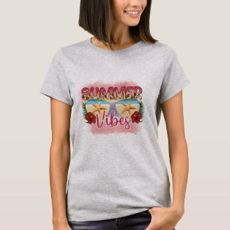 Sommar Vibes Kvinnors T-shirt | Hej Summer