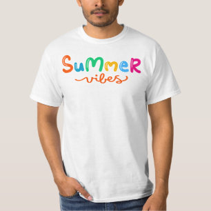 Sommar Vibes Manar White T Shirt