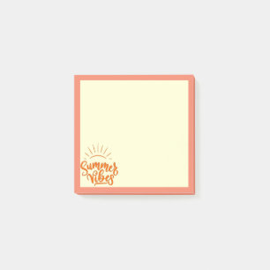 Sommar Vibes Post-it Notes Block