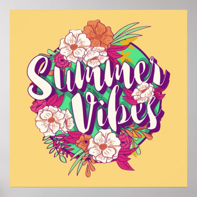 Sommar Vibes Poster (Framsidan)