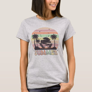Sommar Vibes - Retro Design T Shirt