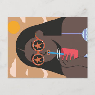 Sommar Vibes - Retro Pop Art-vykort Vykort