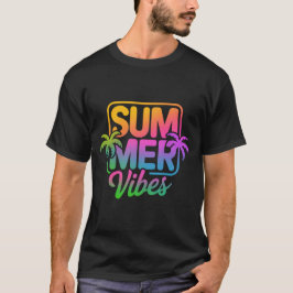 Sommar Vibes Roligt Retro Beach Vibe Graphic t-shi T Shirt