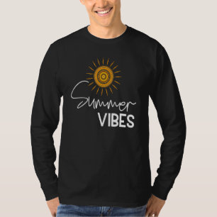 Sommar Vibes Sol Illustration Sommaravacation Summ T Shirt