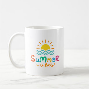 Sommar Vibes Sol och hav Kaffemugg