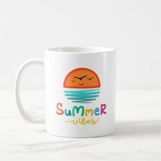 Sommar Vibes Sol och hav Kaffemugg