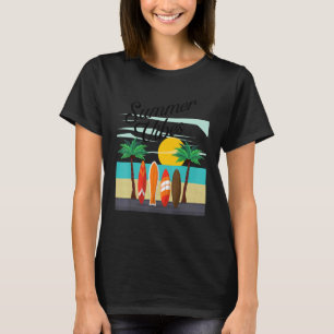 Sommar Vibes Surfing Summer Beach Vacation 1 T Shirt