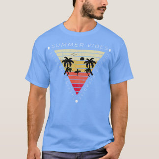 Sommar Vibes surfingparadis vintage retro sunset T Shirt