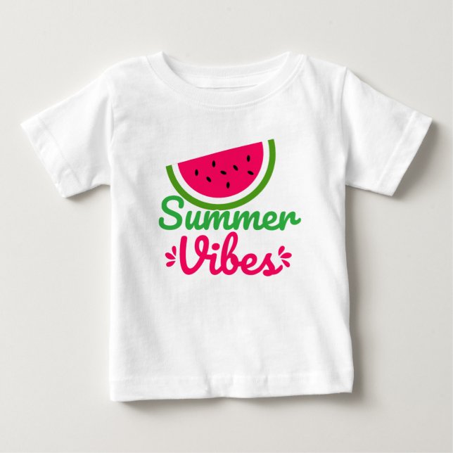 Sommar Vibes T Shirt (Framsida)