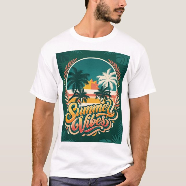sommar vibes t-shirt (Framsida)