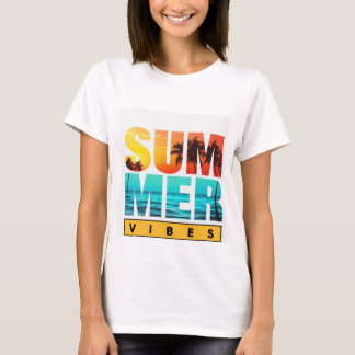 Sommar Vibes T-Shirt Design - Bright, Roligt