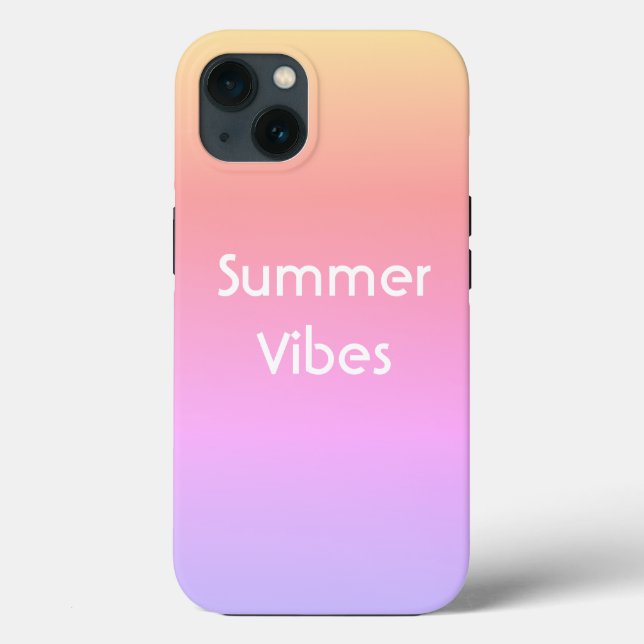Sommar Vibes Typography Gradient Rosa (Baksida)