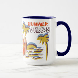 Sommar Vibes Vacation Vintage Mugg