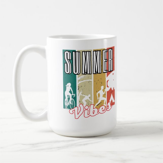 Sommar Vibes.w Kaffemugg (Vänster)