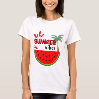 "Sommar Vibes & Watermelon Slices - Sweet Season T Shirt