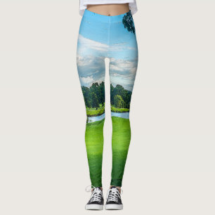 Sommar vid Golfkursen Leggings