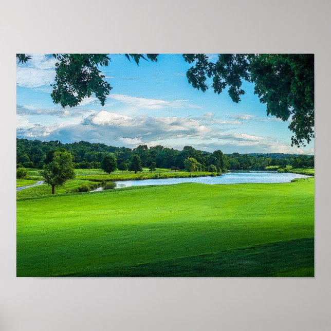 Sommar vid Golfkursen Poster (Framsidan)