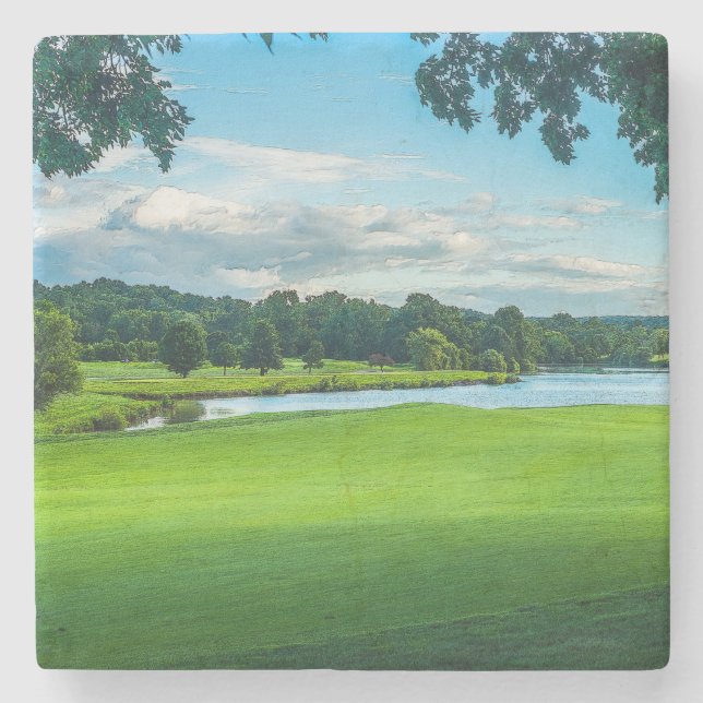 Sommar vid Golfkursen Stenunderlägg (Framsidan)