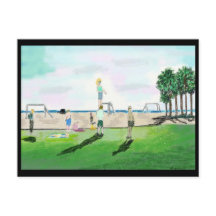 Sommar vid Kalifornienstrand