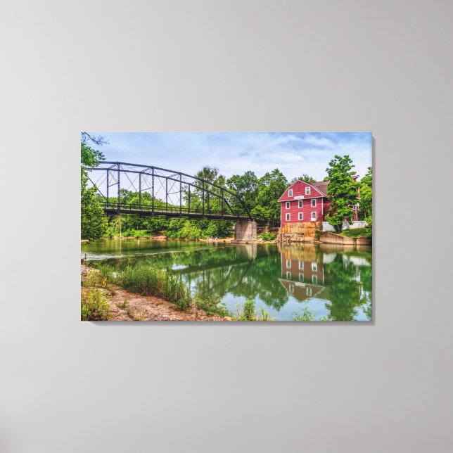 Sommar vid Krig Eagle Mill Canvas (Framsida)
