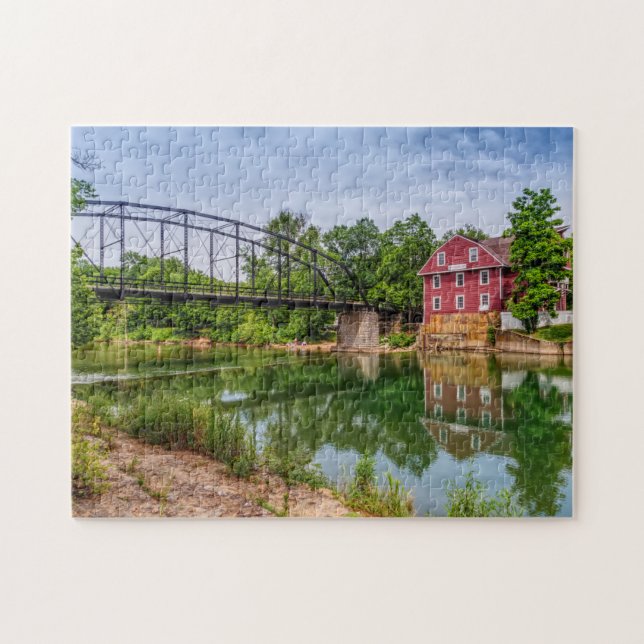 Sommar vid Krig Eagle Mill Jigszle Puzzle Pussel (Horisontell)