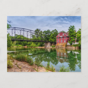 Sommar vid Krig Eagle Mill Postcard Vykort
