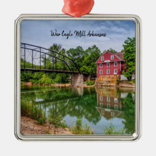 Sommar vid Krig Mill Premium Ornamum Julgransprydnad Metall