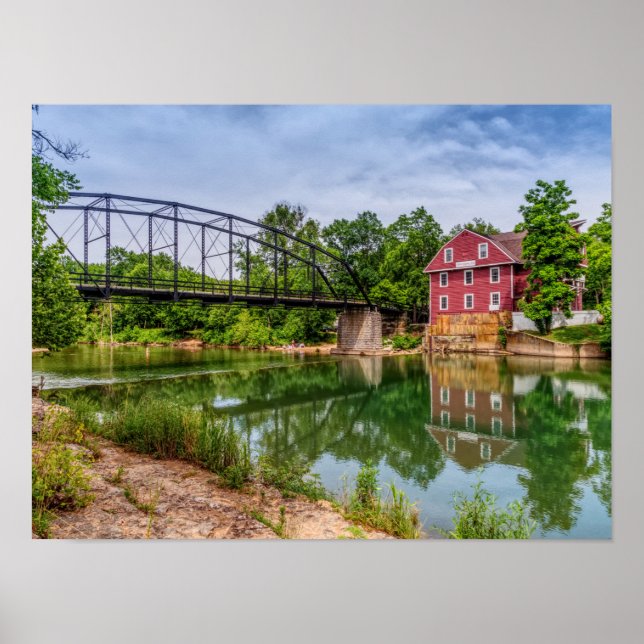 Sommar vid War Eagle Mill Affisch (Framsidan)