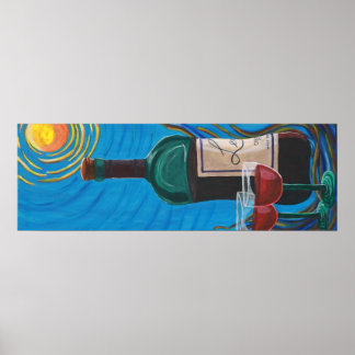 Sommar Vin Poster
