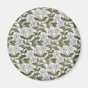 Sommar Vinblomma Art Nouveau Botanisk Konst Magnet