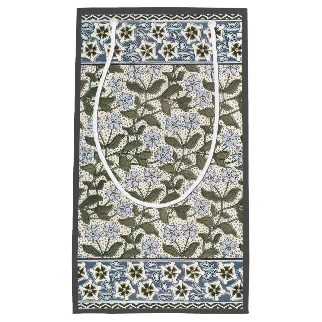 Sommar Vinca Art Nouveau Botanisk Konst (Framsidan)