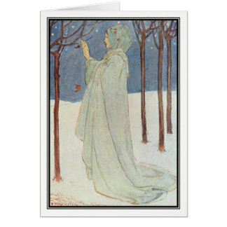 Sommar (vinter) vid Florence Harrison Hälsningskort