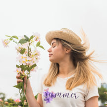 Sommar Violet Flowers och Butterfly