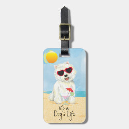 Sommar Westie Bagagebricka