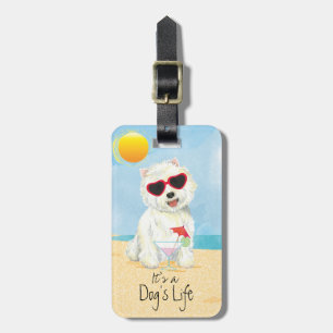Sommar Westie Bagagebricka