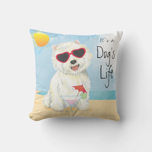 Sommar Westie Kudde (Framsida)