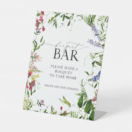 Sommar-Wildblommans vattenfärgschare Bouquet Pub