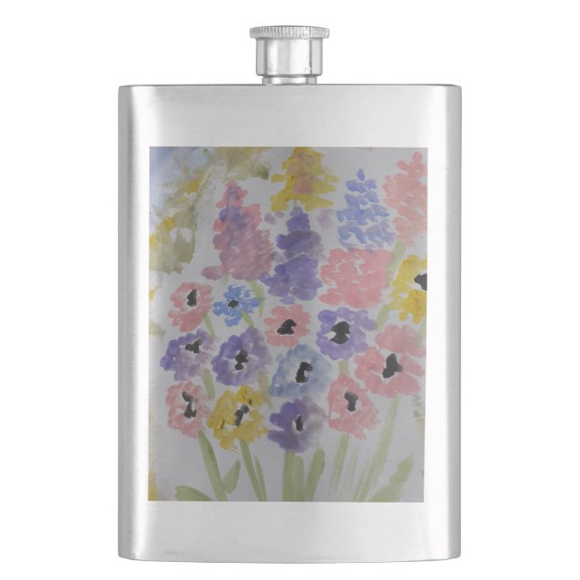 Sommar Wildblommor Classic Hip-kolv Fickplunta (Framsidan)