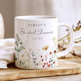 Sommar Wildblommor Fält Möhippa Favor Kaffemugg