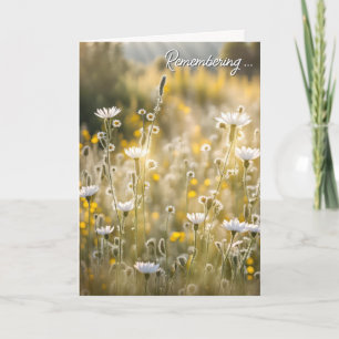 Sommar Wildblommor för Sympathy Kort
