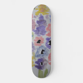 Sommar Wildblommor Skateboard