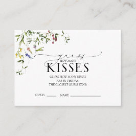 Sommar Wildbloms Watercolor Möhippa Game Tilläggskort