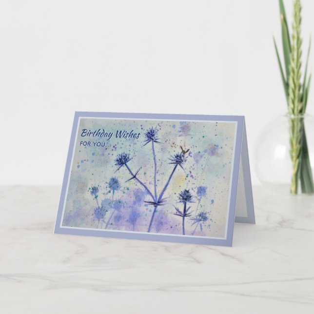 Sommar Wildblomskort Kort (Framsida)