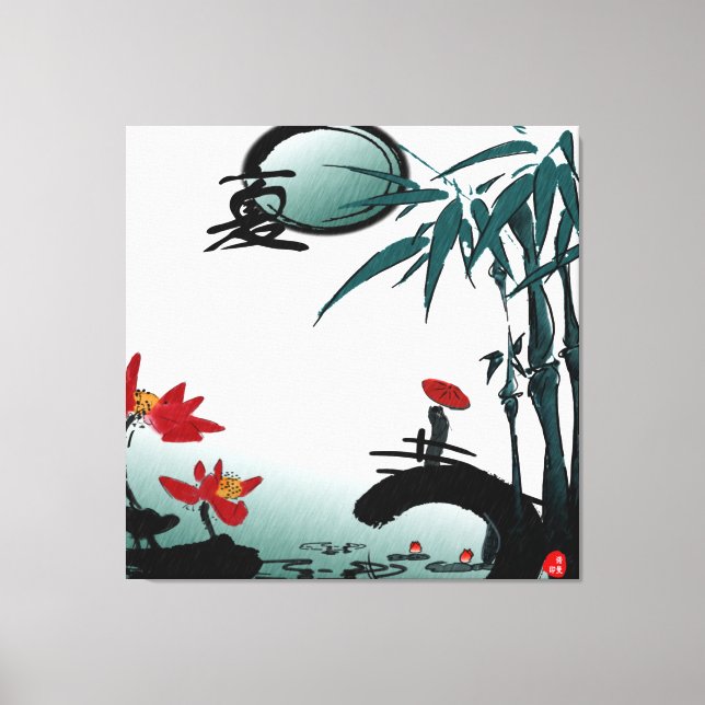 Sommar Wrapped Canvas (Framsida)