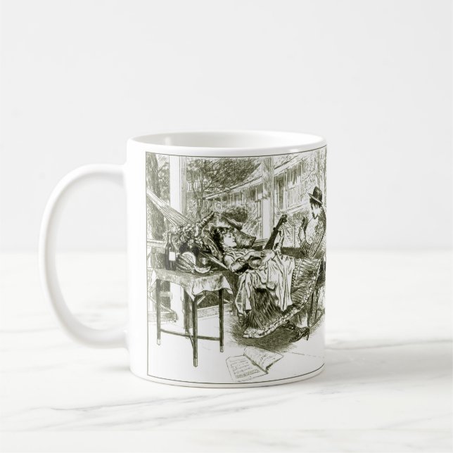 Sommaraftonmugg Kaffemugg (Vänster)