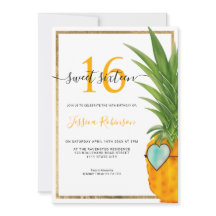 Sommaranas coola guld ram Sweet 16 foto