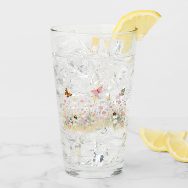 Sommaräng Glas Kopp för dina sommar drycker (Bakside Is)