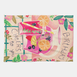 Sommarangria-födelsedagstjuvar Kökshandduk